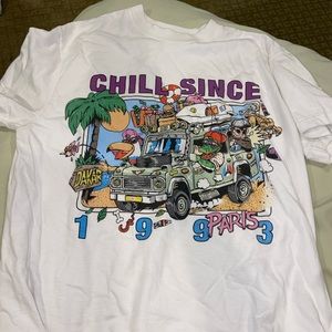 Brandy Melville “Chill Since ‘93” Cropped T-Shirt one size